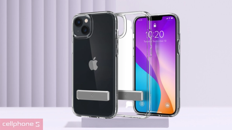 Ốp lưng iPhone 14 Spigen Ultra Hybrid S Crystal Clear 