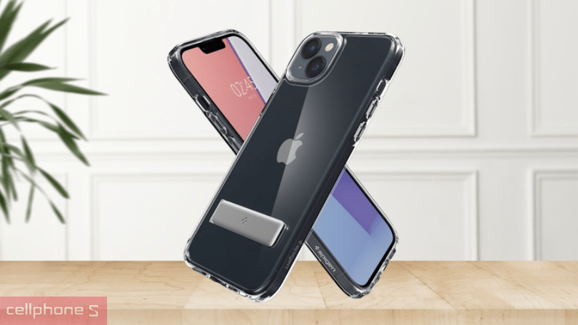 Ốp lưng iPhone 14 Spigen Ultra Hybrid S Crystal Clear 