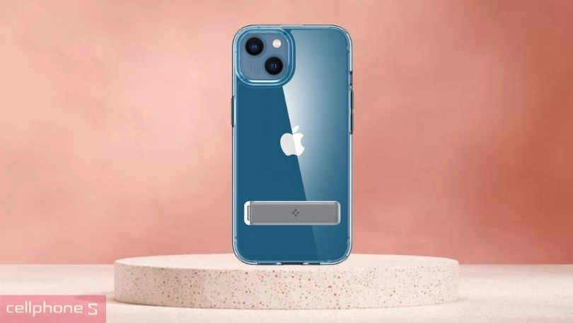 Tối ưu hoá khả năng chống sốc, trầy xước của ốp lưng Iphone 13/14 Spigen Ultra Hybrid S Crystal Clear