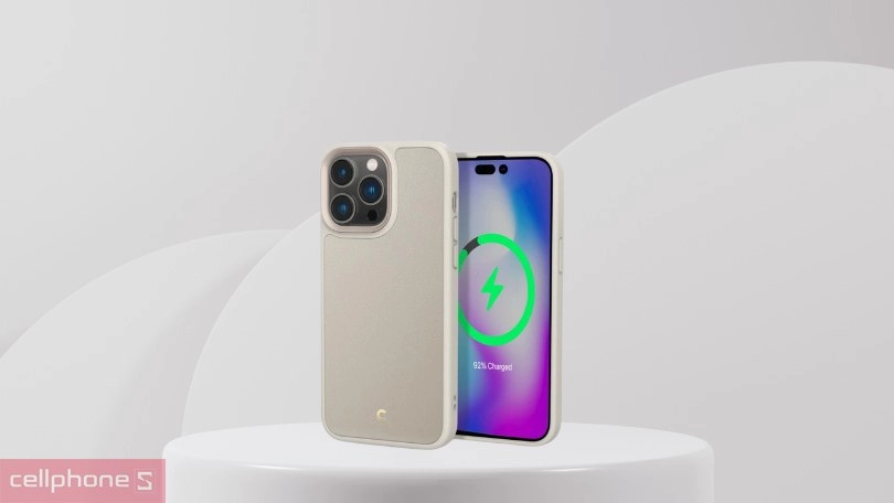 Công nghệ ốp iPhone 14 Pro Max Spigen Cyrill Kajuk with Magsafe