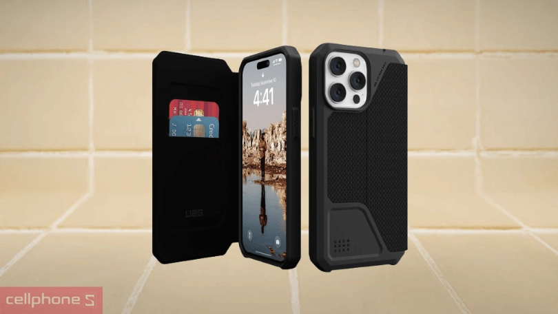 Ốp lưng iPhone 14 Pro Max UAG chống sốc Metropolis Kevlar