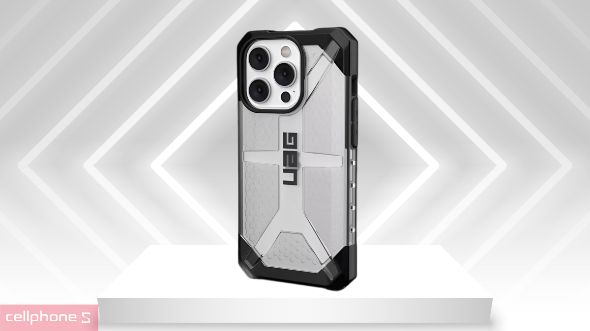 Kết cấu ốp lưng iPhone 14 Pro UAG Plasma Ice