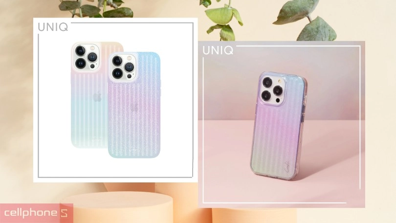 Đánh giá thiết kế Ốp lưng iPhone 14 Pro Uniq Coehl Linear Stardust