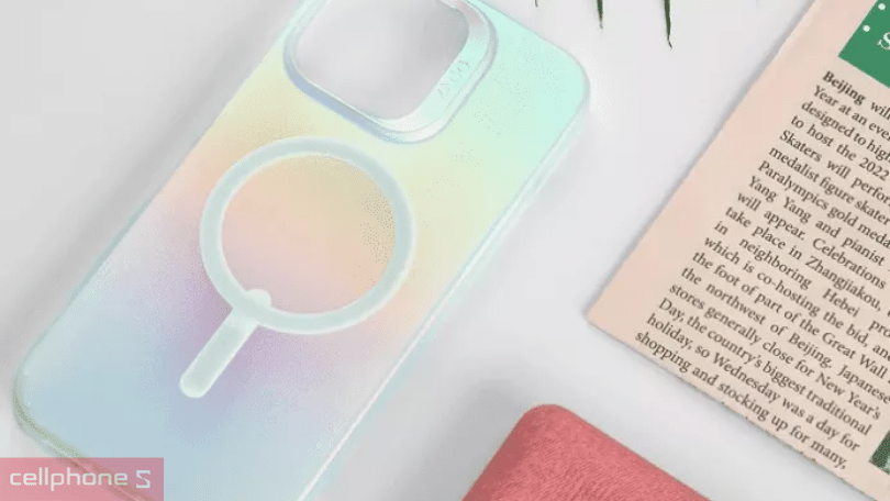 Đánh giá Ốp lưng iPhone 14 Plus Zagg Matte Iridescent hỗ trợ sạc MagSafe