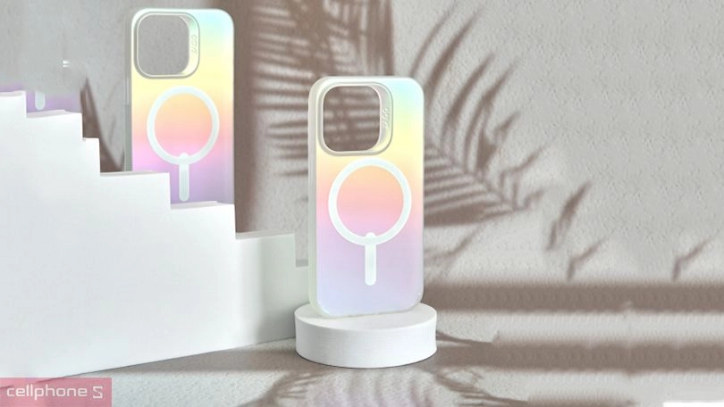 Đánh giá Ốp lưng iPhone 14 Zagg with Magsafe Matte Iridescent 