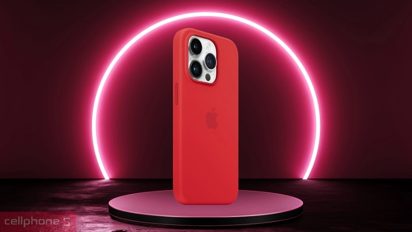 Mặt lưng nam châm hỗ trợ sạc không dây, sạc Magsafe