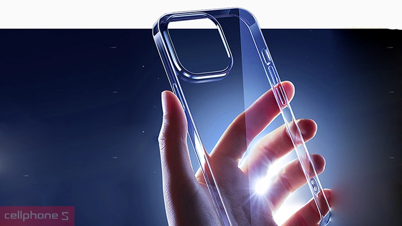 Ốp lưng iPhone 14 Pro Max Mipow Silicon Transparent