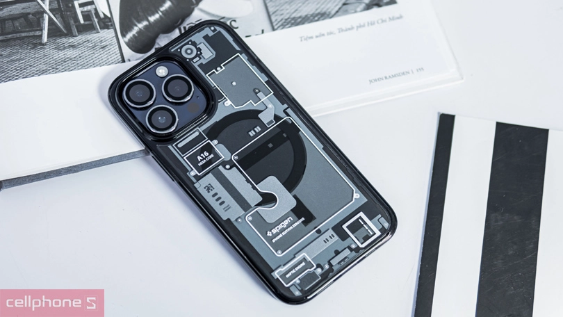 Ốp lưng iPhone 14 Pro Max Spigen Hybrid Zero One Magfit