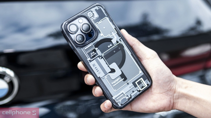 Ốp lưng iPhone 14 Pro Max Spigen Hybrid Zero One Magfit Ốp lưng iPhone 14 Pro Max Spigen Hybrid Zero One Magfit