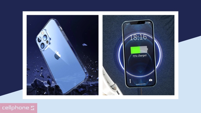 Ốp lưng iPhone 14 Pro Mipow Silicon Transparent 