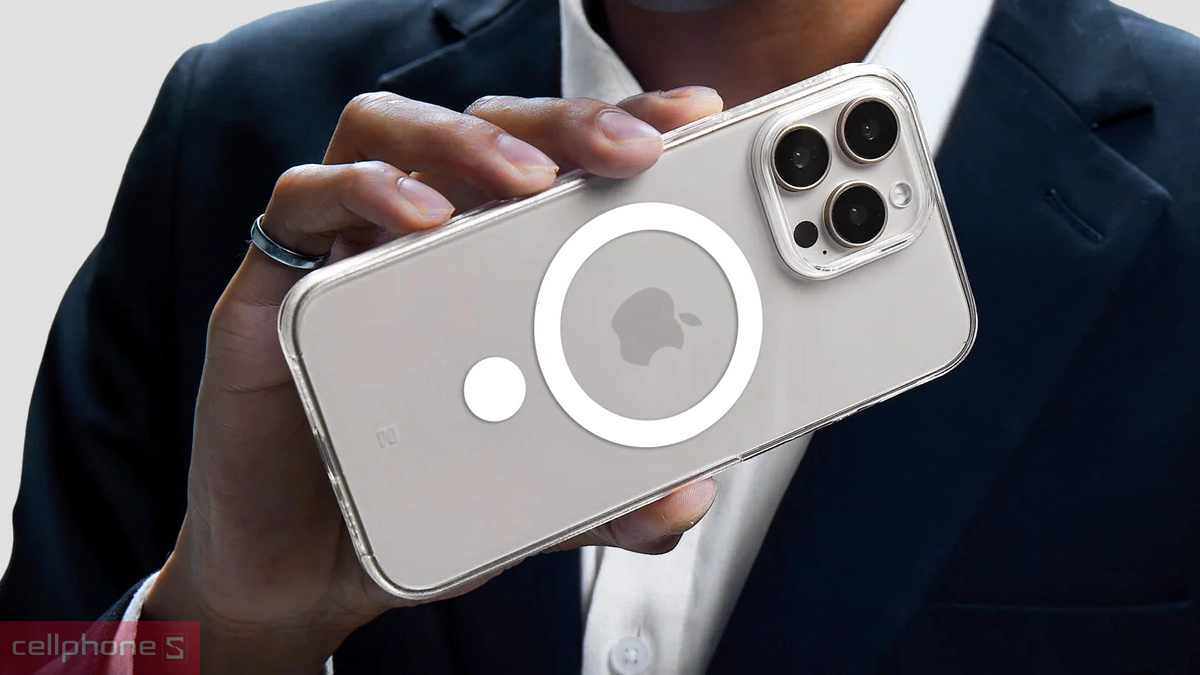 Ốp Magsafe (tương thích sạc không dây)