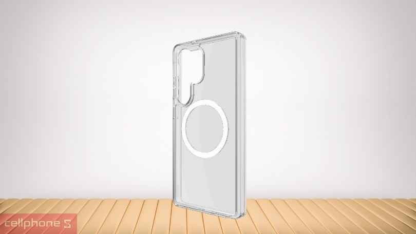 Ốp lưng Magsafe Zagg Samsung Galaxy S25 Ultra Crystal Palace Lite Clear - Hỗ trợ chống sốc vượt trội