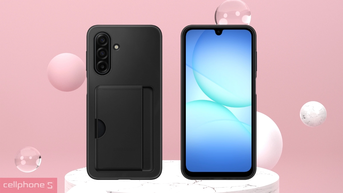 Khả năng chống sốc của ốp lưng Samsung Galaxy A17 kèm khe đựng thẻ chính hãng