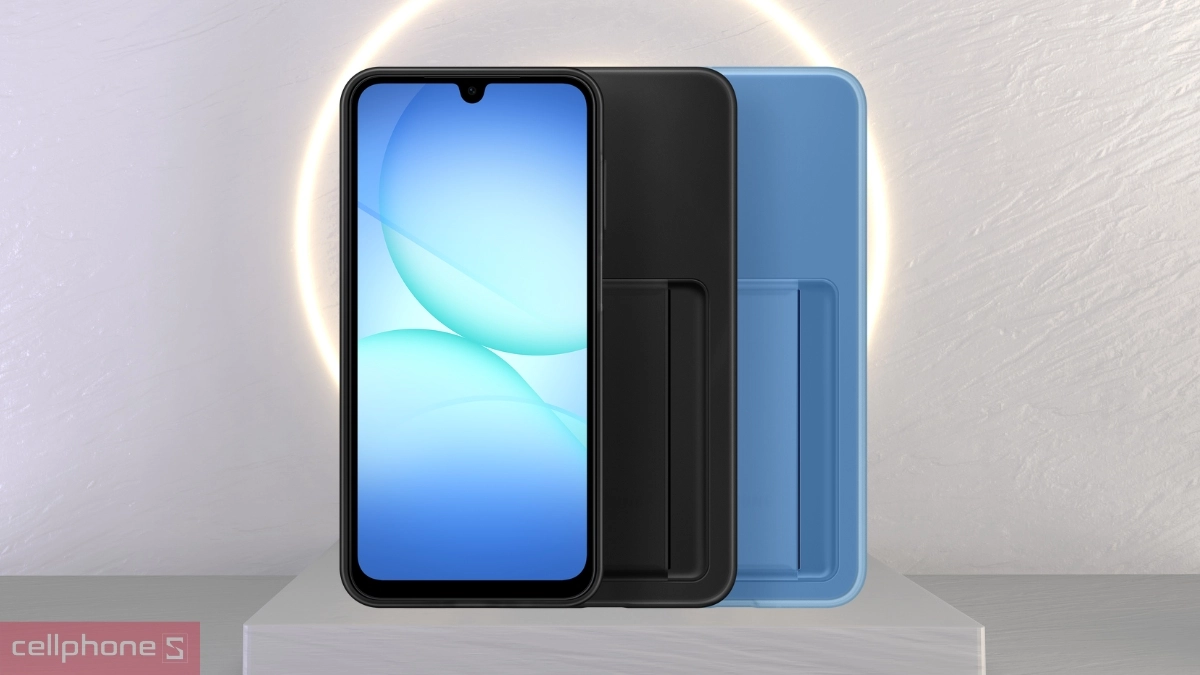 Thiết kế ốp lưng Samsung Galaxy A17 kèm khe đựng thẻ chính hãng