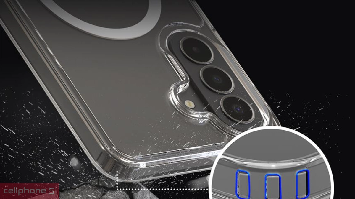 Chất liệu ốp lưng Samsung Galaxy A57 5G Araree Duple M Clear