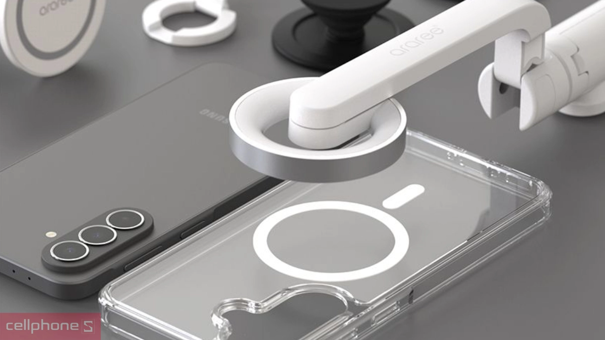 Thiết kế ốp lưng Samsung Galaxy A57 5G Araree Duple M Clear