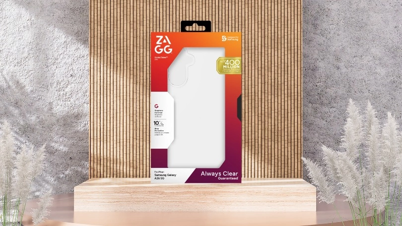 Thiết kế ốp lưng Samsung Galaxy A36 Zagg Crystal Palace Lite Clear