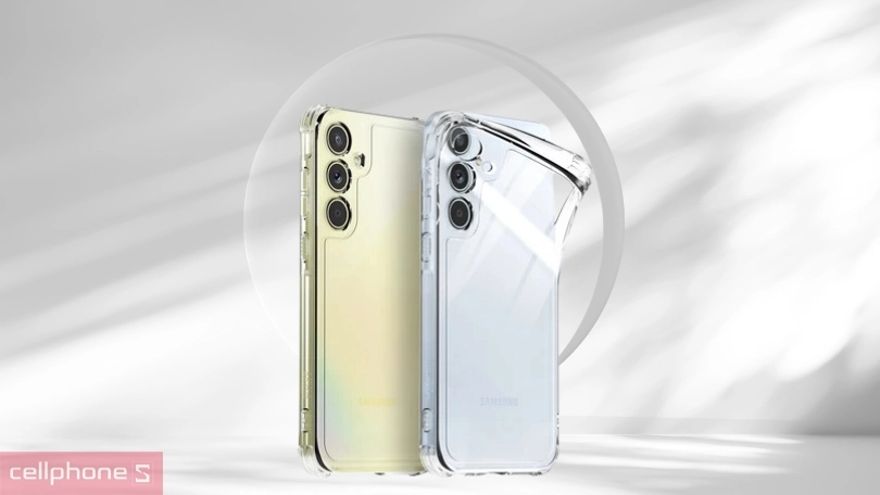 Ốp lưng Samsung Galaxy A55 Araree Flexield trong kích thước vừa vặn bảo vệ tối ưu
