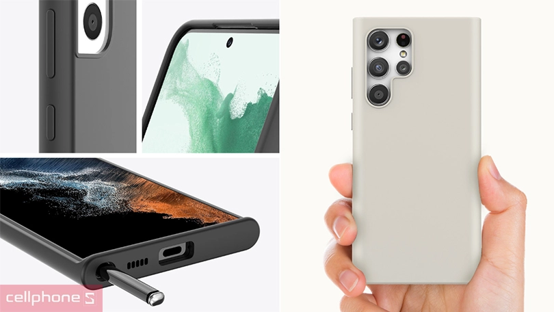 Ốp lưng Samsung Galaxy S22 Ultra Araree Typo Skin - Phong cách tối giản, bảo vệ hiệu quả