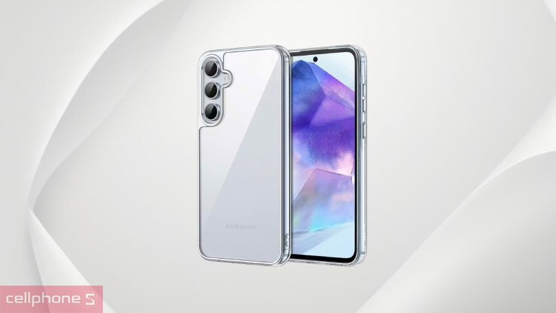 Thiết kế ốp lưng Samsung Galaxy M55 Likgus PU trong suốt