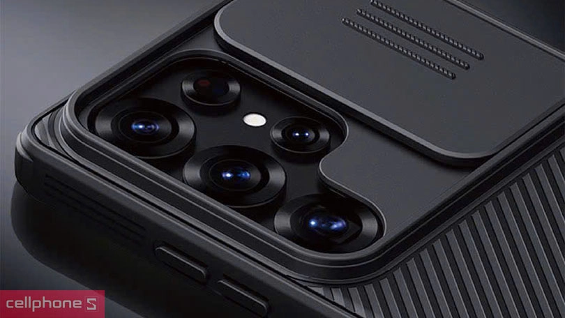 Thiết kế ốp lưng Samsung Galaxy S25 Ultra Mipow Protect Camera