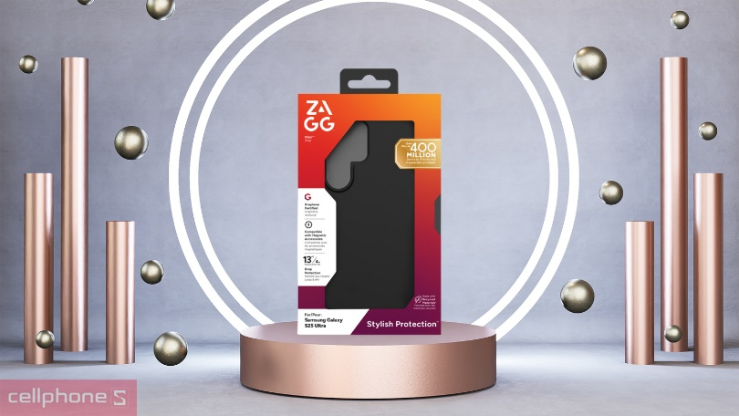 Thiết kế ốp lưng Magsafe Zagg Samsung Galaxy S25 Ultra Milan