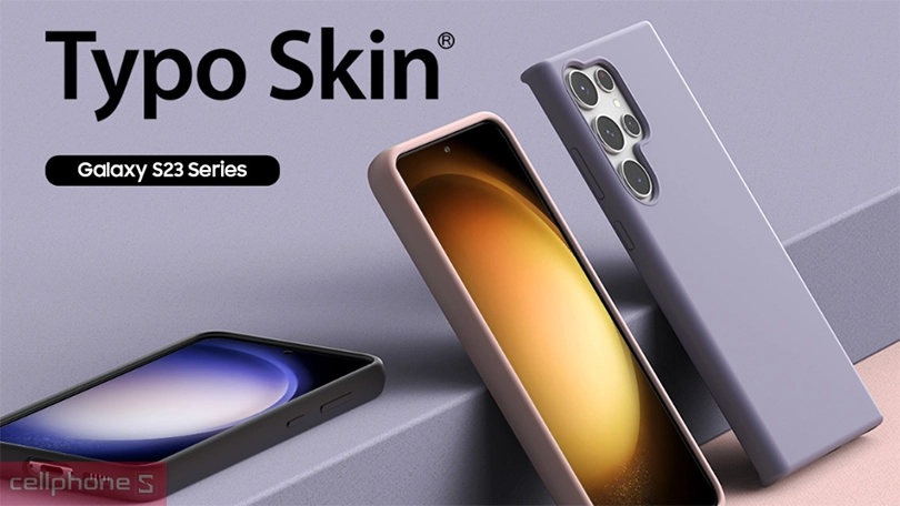 Ốp lưng Samsung Galaxy S23 Ultra Araree Typo Skin - Bảo vệ mạnh mẽ, tạo hình vừa vặn