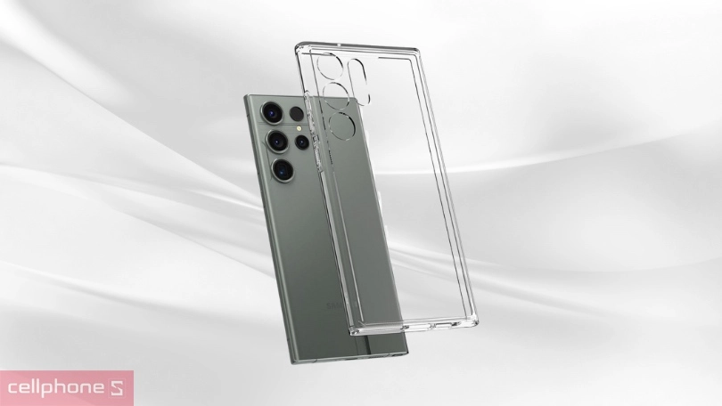 Ốp lưng Samsung Galaxy S24 Ultra Spigen Crystal Hybird