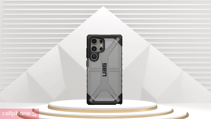 Ốp lưng Samsung Galaxxy S24 Ultra UAG chống sốc Plasma - Chất liệu TPU giảm trầy xước