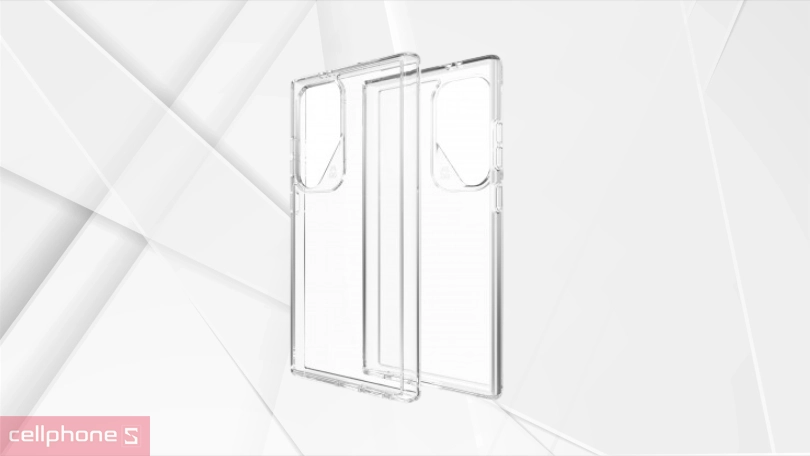 Ốp lưng Samsung Galaxy S24 Ultra ZAGG ESNTL trong - Bảo vệ tối đa, thoải mái cầm nắm