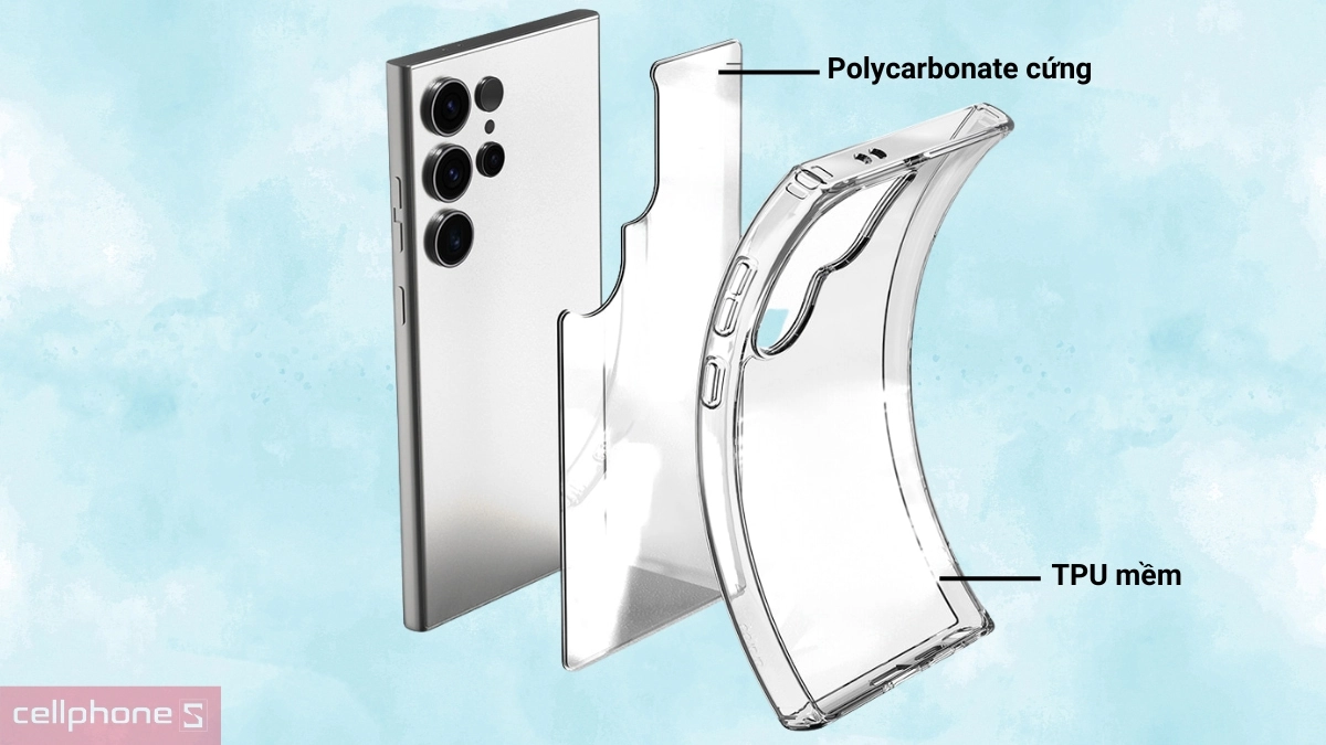 Ốp lưng Samsung Galaxy S24 Plus Araree Duple Clear