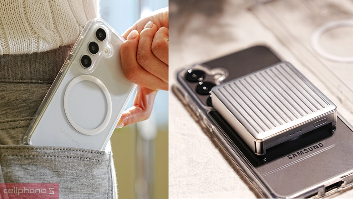 Ốp lưng Samsung Galaxy S24 Plus Araree Duple M Clear - An toàn, sang trọng