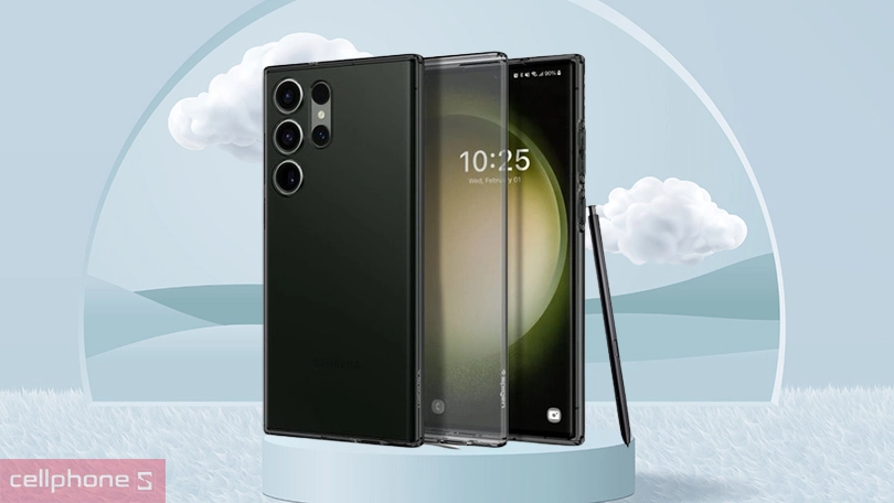 Ốp lưng Samsung Galaxy S24 Ultra Spigen Crystal Flex - Trải nghiệm chất lượng trong thiết kế và tính năng