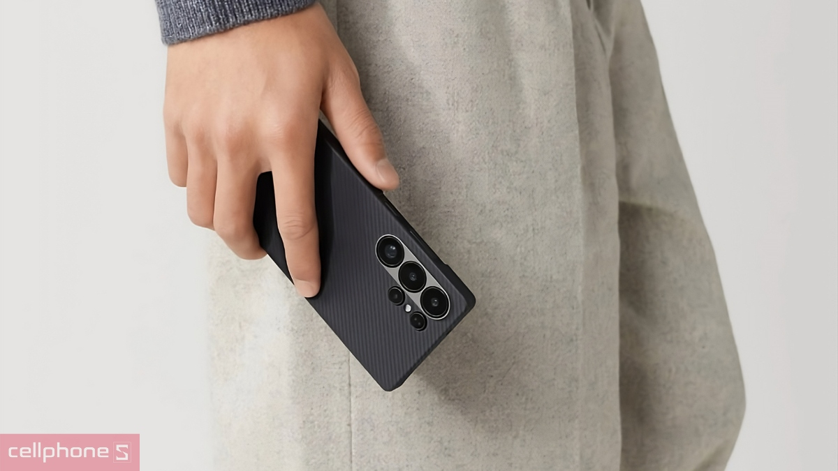 Thiết kế ốp lưng Samsung Galaxy S25 Ultra Pitaka Ultra Slim