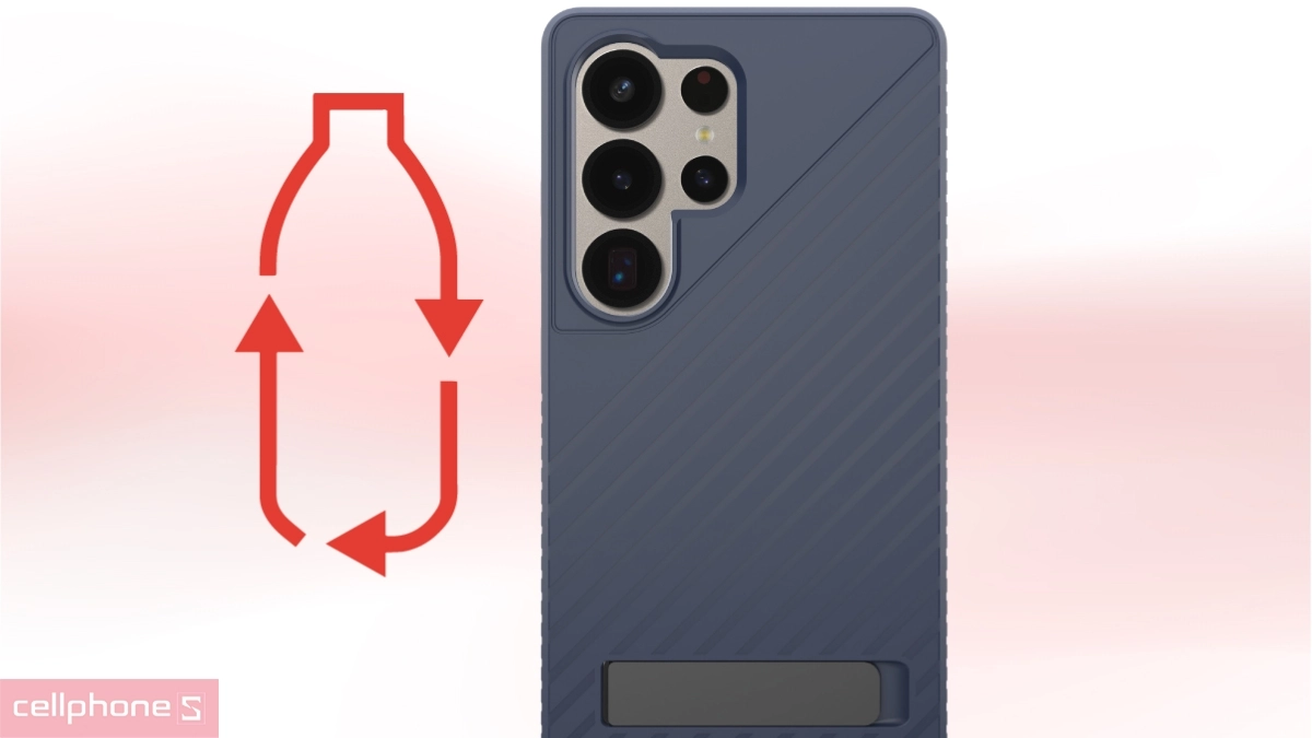 Thiết kế ốp lưng Samsung Galaxy S25 Ultra Zagg Denali Kickstand