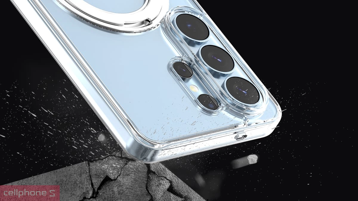 Thiết kế ốp lưng Samsung Galaxy S26 Ultra Araree Duple M Stand Clear