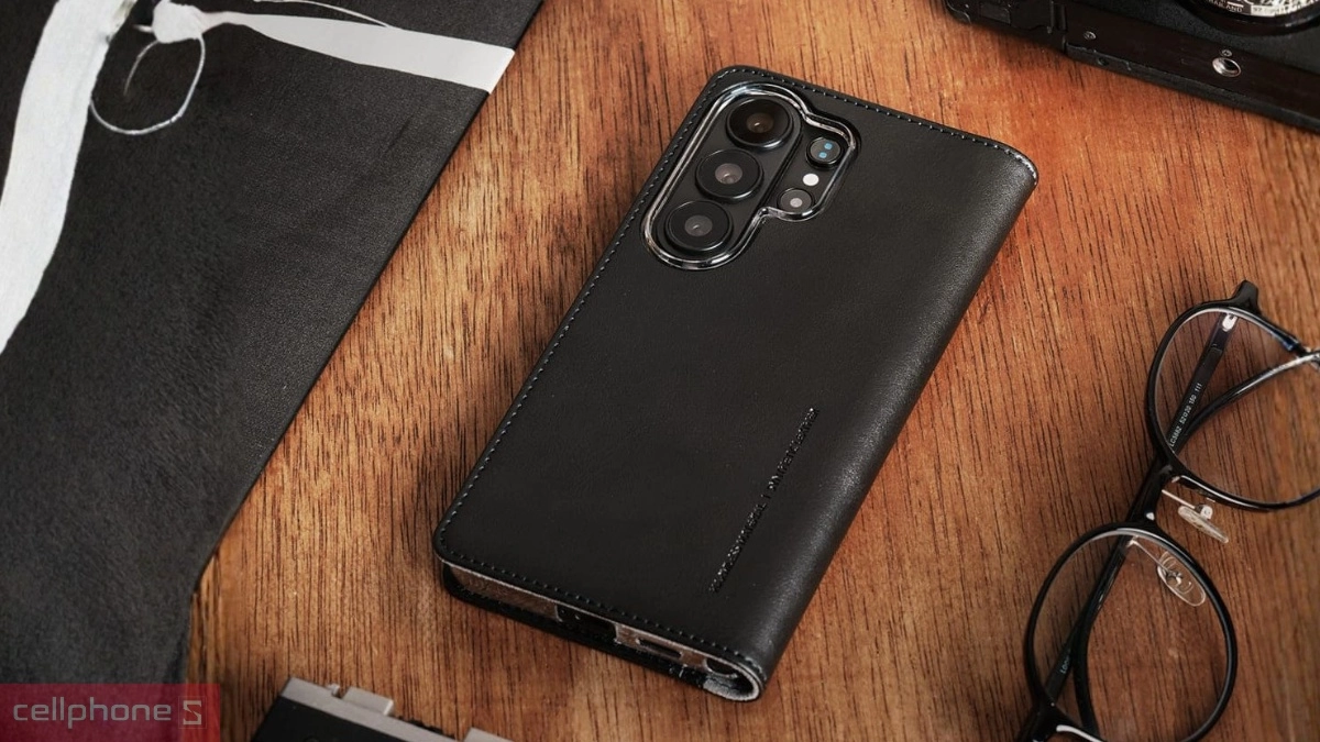 Chất liệu ốp lưng Samsung Galaxy S26 Ultra Araree Mustang Diary