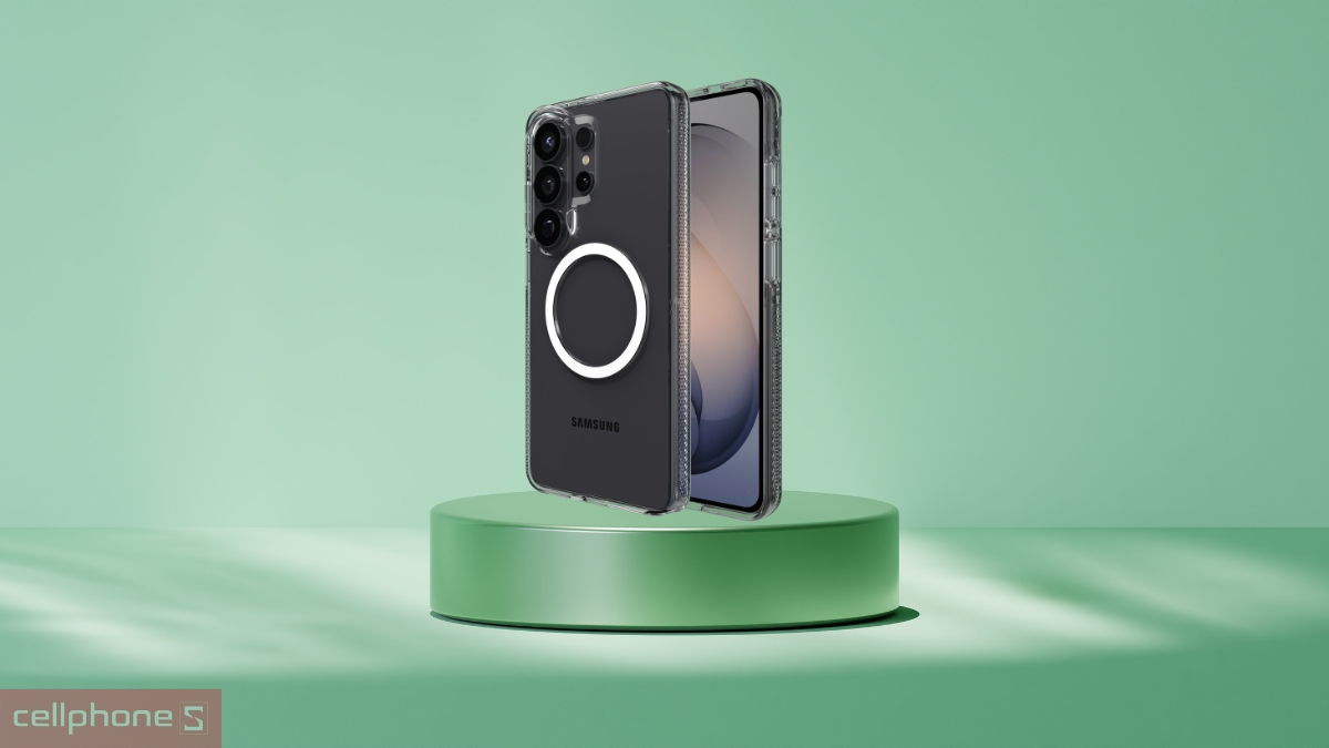 Thiết kế ốp lưng Samsung Galaxy S26 Ultra Zagg Crystal Palace with Magsafe clear