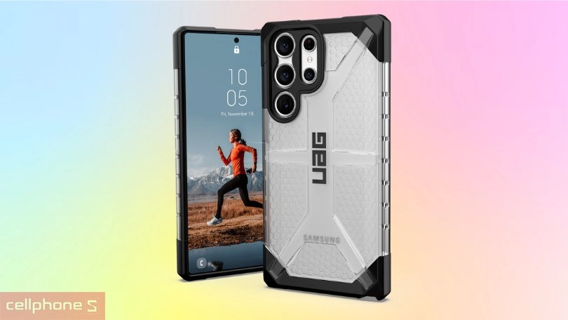 Ốp lưng Samsung Galaxy S22 Ultra UAG chống sốc Plasma – ASH