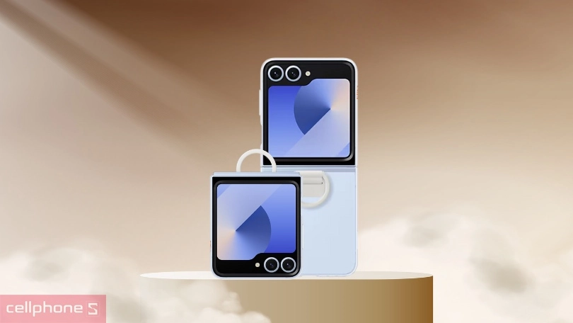 Ốp lưng Samsung Galaxy Z Flip 6 kèm vòng đeo trong suốt - Khoe trọn vẻ đẹp nguyên bản của điện thoại