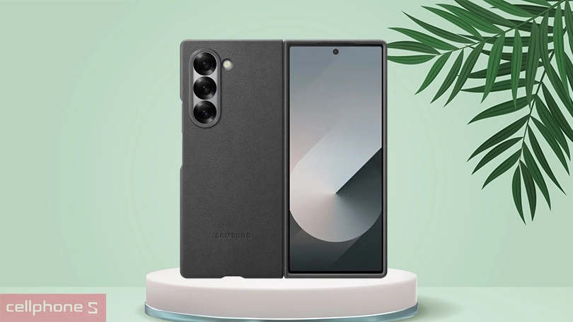 Ốp lưng da thực vật Samsung Galaxy Z Fold 6 - Vật liệu cao cấp, bảo vệ hiệu quả