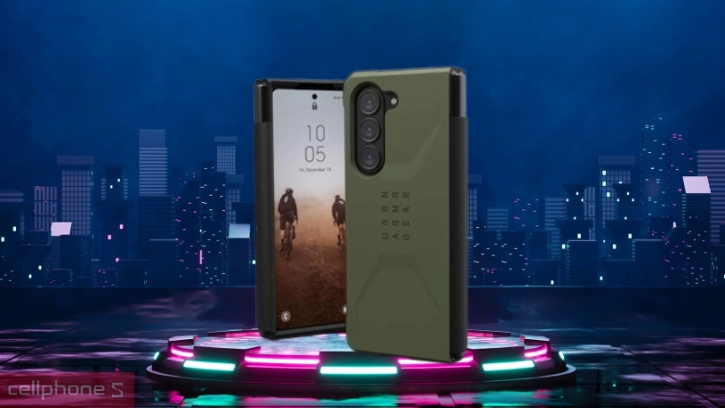 Ốp lưng Samsung Galaxy Z Fold 5 UAG chống sốc Civilian - Kiểu dáng sang trọng, bảo vệ tối ưu