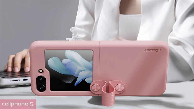 Thiết kế ốp lưng Samsung Galaxy Z Flip5 Nillkin Flex Flip