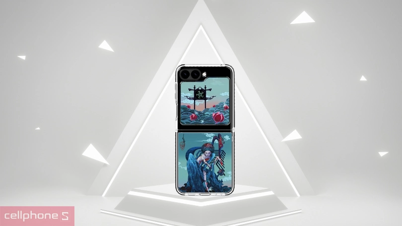Ốp lưng Z Flip 5 thông minh - Thiết kế ôm sát thân máy, linh hoạt tuỳ chỉnh hình nền theo thẻ