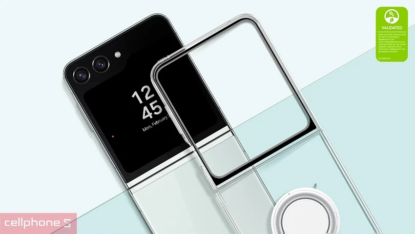 Ốp lưng Samsung Z Flip5 linh hoạt trong suốt
