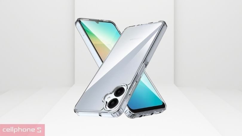 Ốp lưng Samsung Galaxy A06 Likgus PU Clear - Thiết kế tối giản