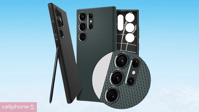 Ốp lưng Samsung Galaxy S23 Ultra Spigen Liquid Air Matte