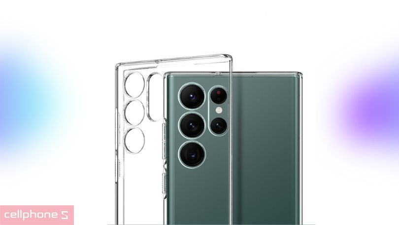 Ốp lưng Samsung Galaxy S23 Ultra Spigen Liquid Crystal
