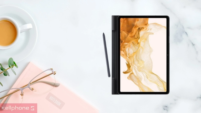 Bao da đen Samsung Galaxy Tab S8 chính hãng 