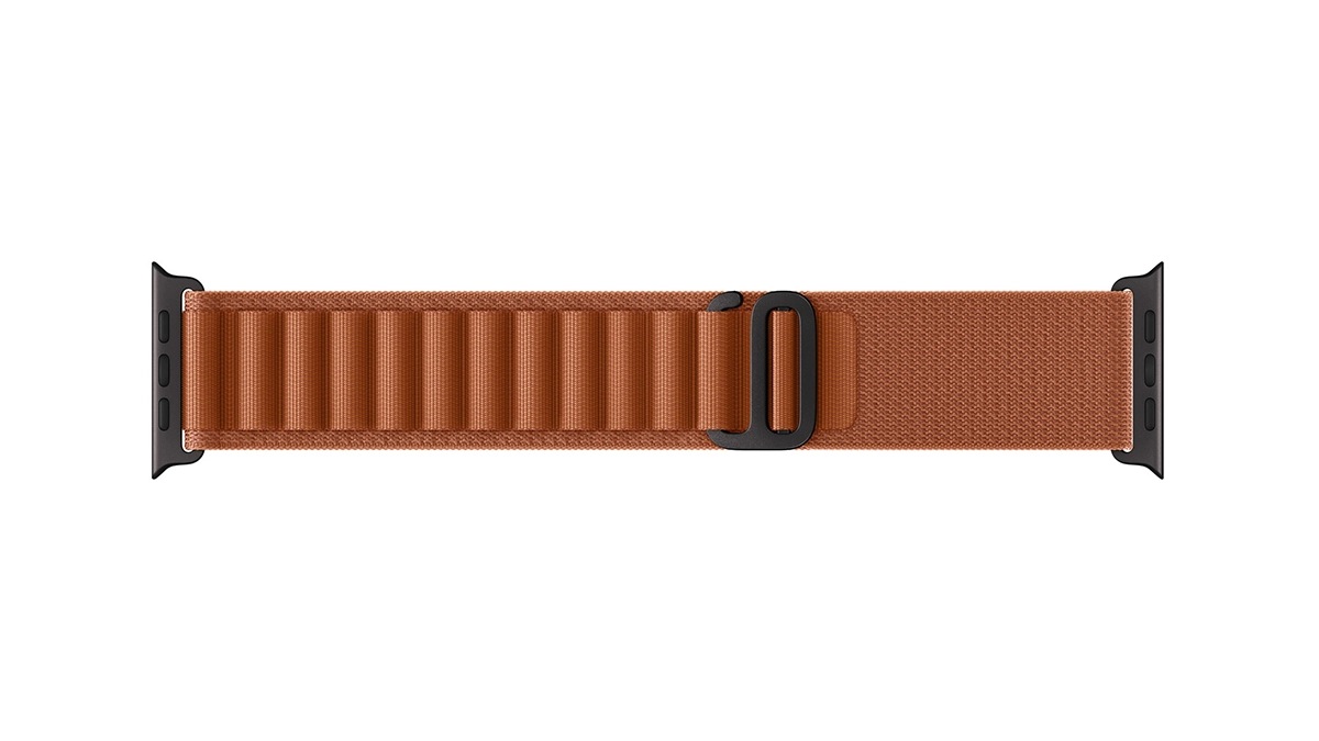 Độ bền Dây đeo Apple Watch Alpine Loop 44/45/46/49mm Large Terra Cotta Black Titanium Finish